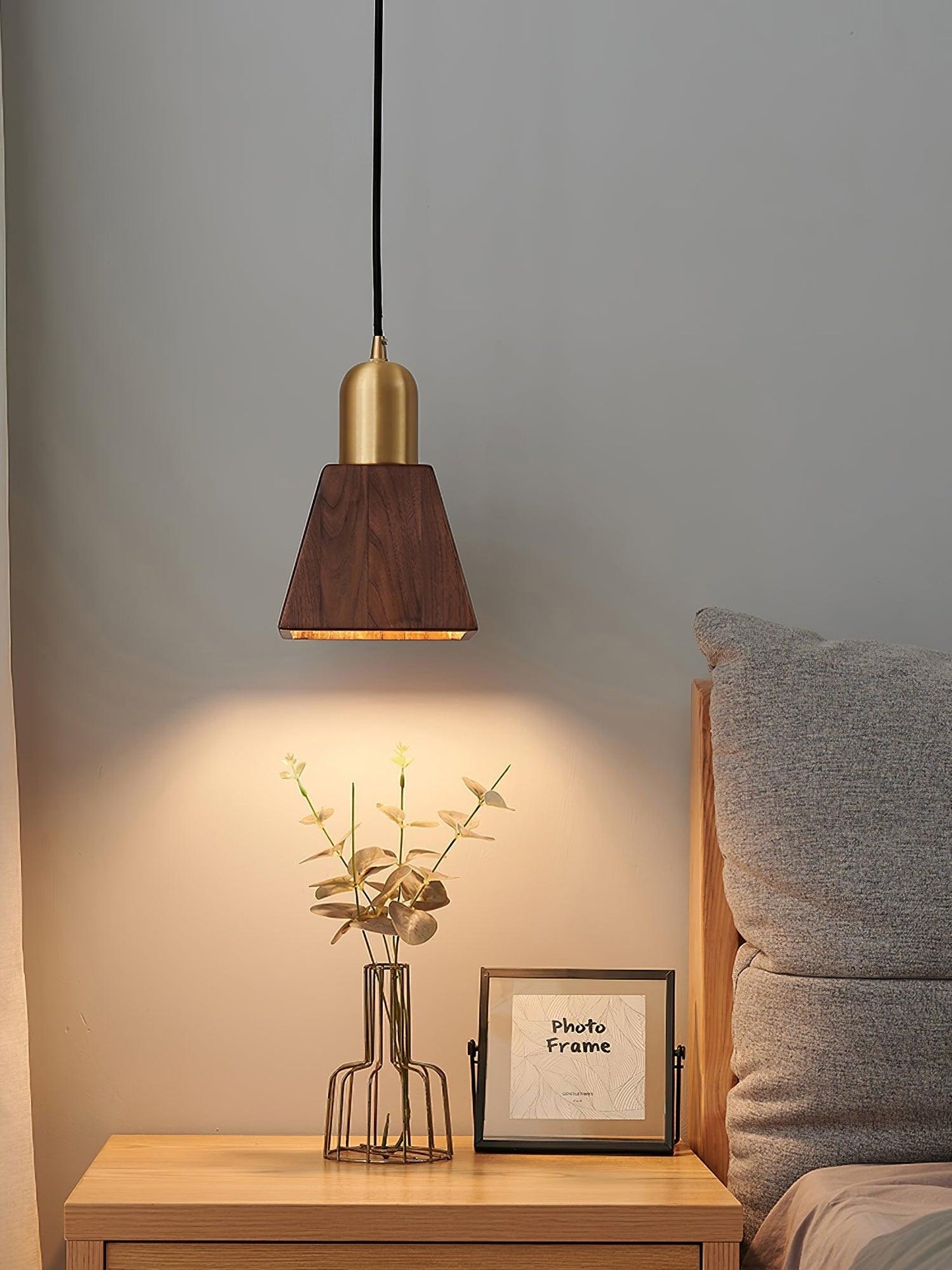 Lyfa Walnut Houselight Pendant Light