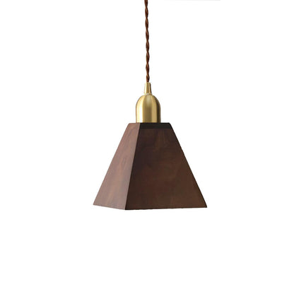 Lyfa Walnut Houselight Pendant Light