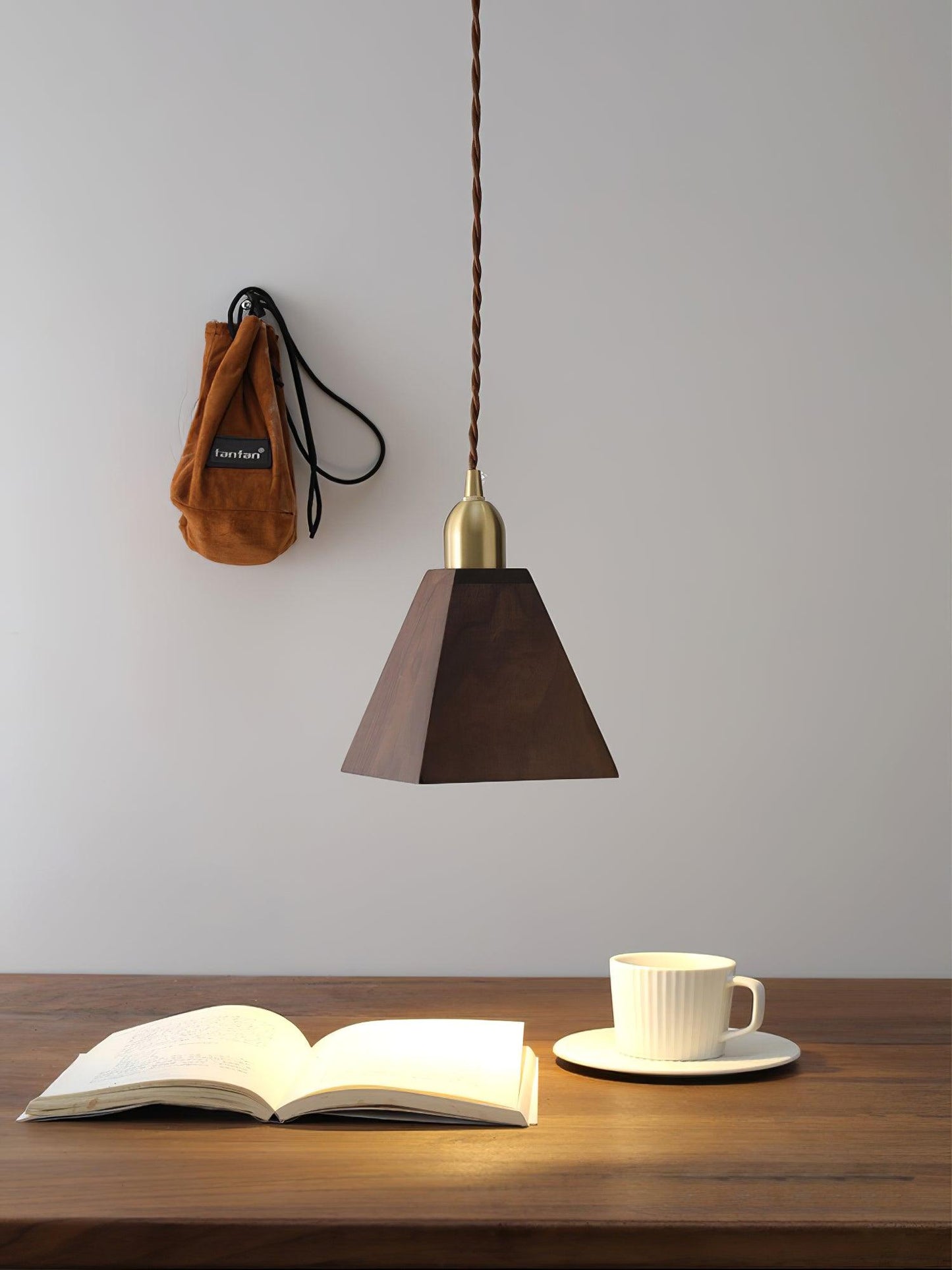 Lyfa Walnut Houselight Pendant Light