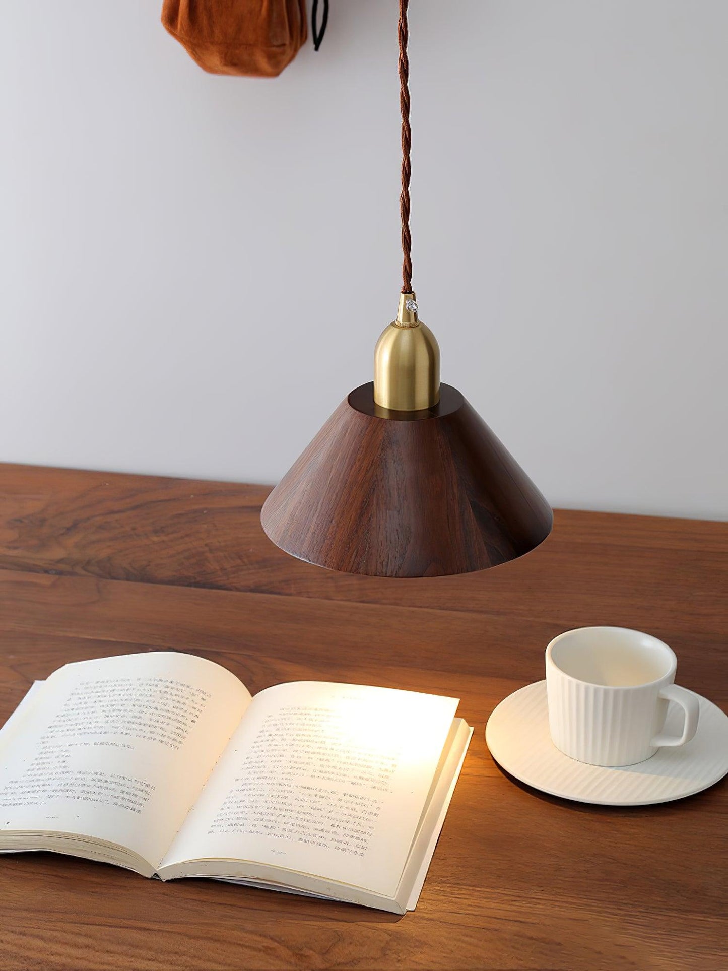 Lyfa Walnut Houselight Pendant Light