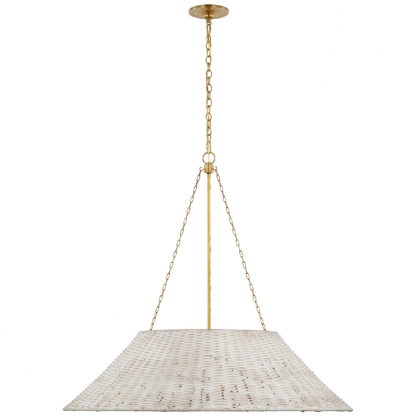 Extra Large Hanging Shade - Soft Brass