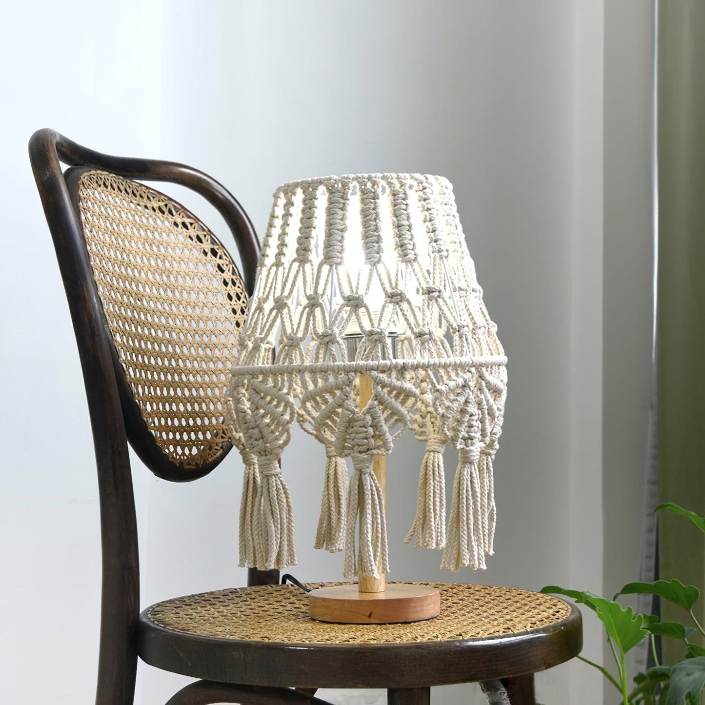 Macrame Desk lamp Table Lamp