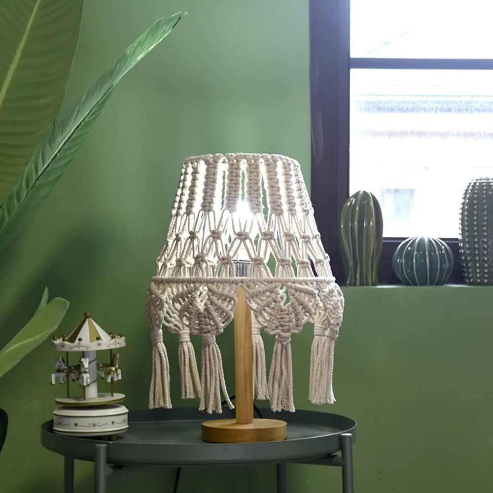 Macrame Desk lamp Table Lamp