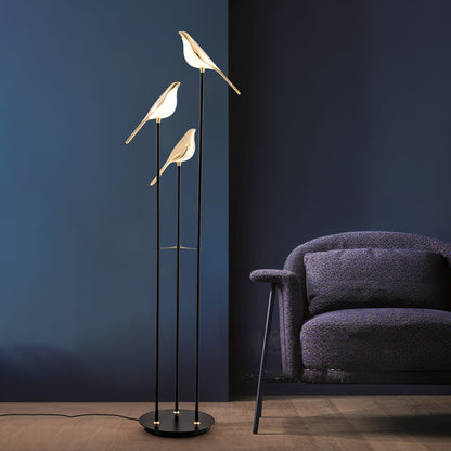 Magpie Perch Torchiere Lamp Floor Lamp