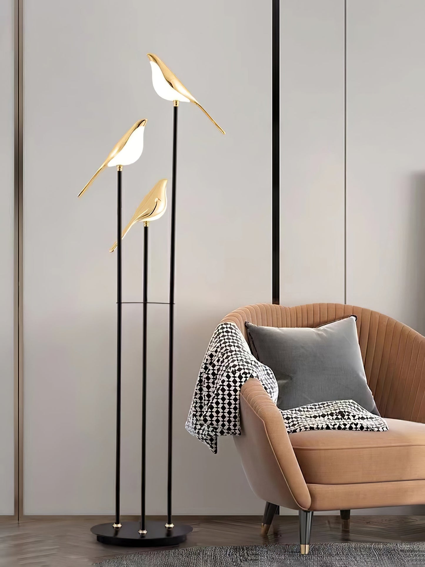 Magpie Perch Torchiere Lamp Floor Lamp