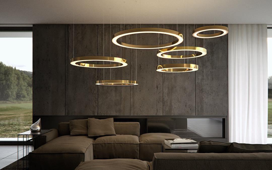 Ring LED Ceiling light fitting Pendant Light