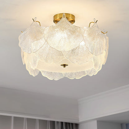 Maple Leaf Cluster Overhead fixture Ceiling Light