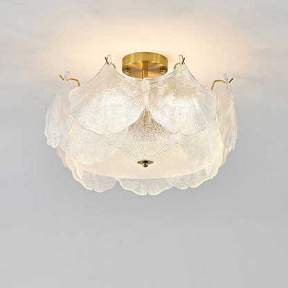 Maple Leaf Cluster Overhead fixture Ceiling Light