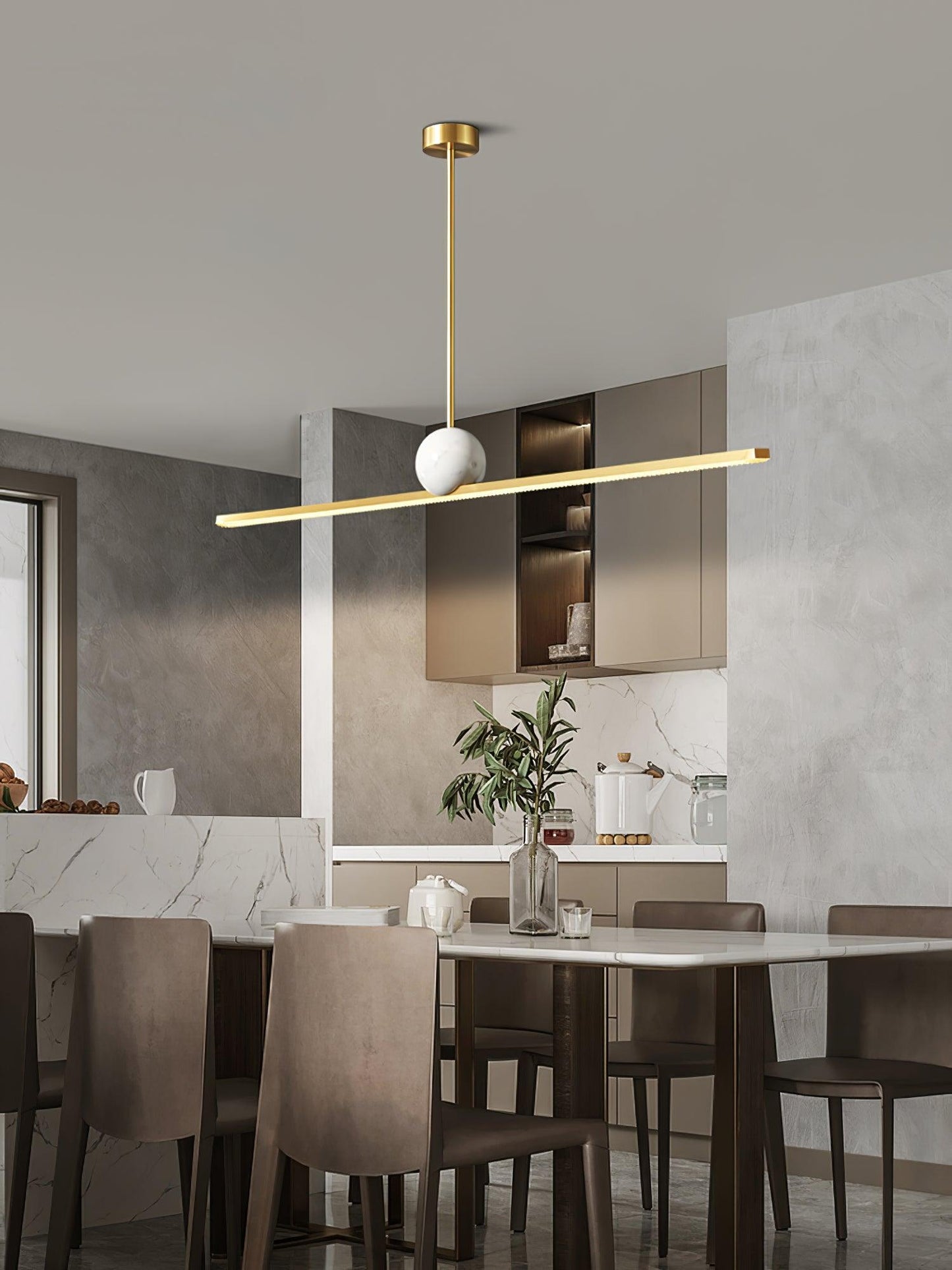 Marble Linear Houselight Pendant Lamp