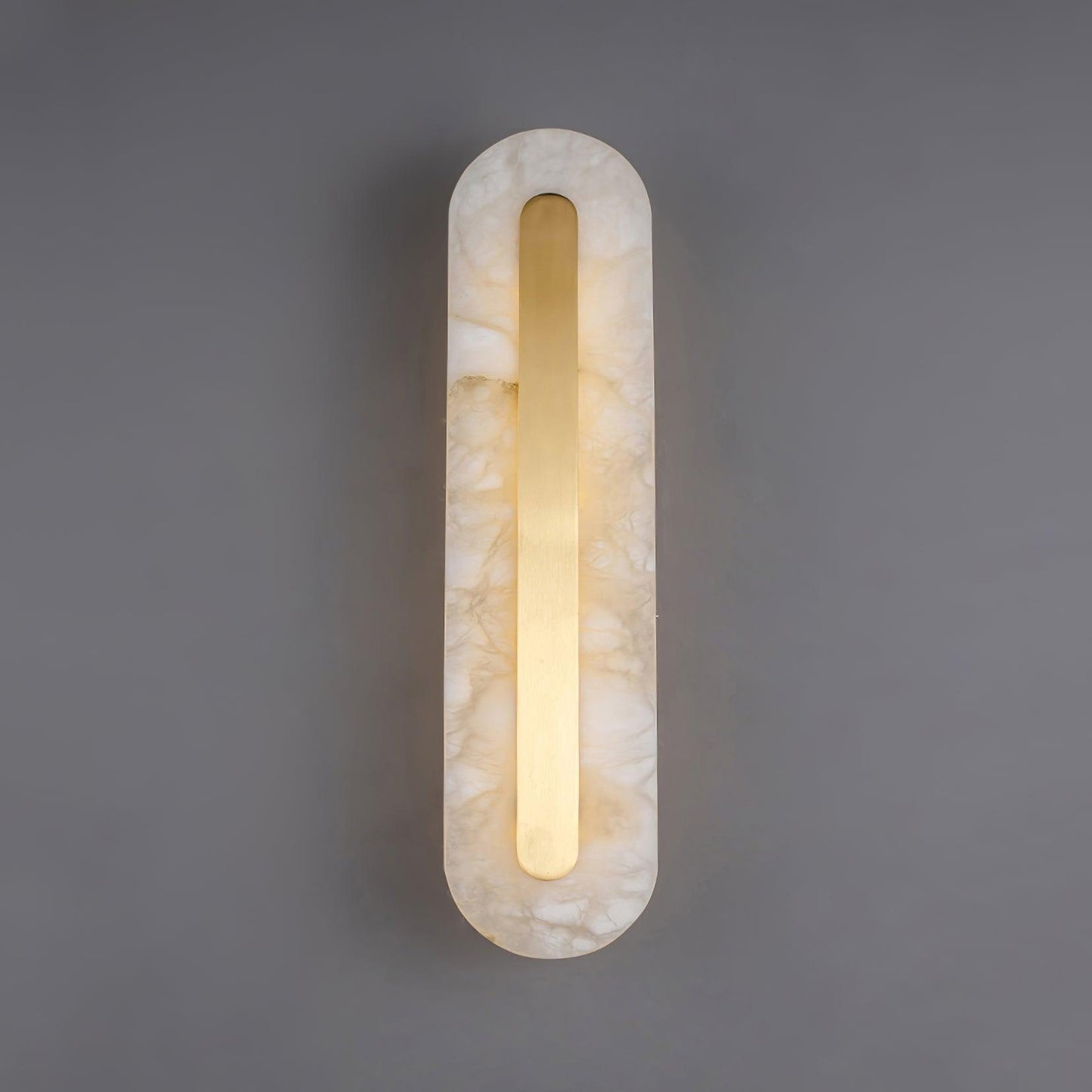 Alabaster Rounded Wall light fixture Wall Light