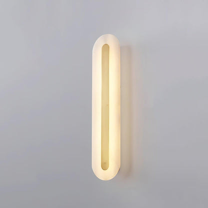 Alabaster Rounded Wall light fixture Wall Light