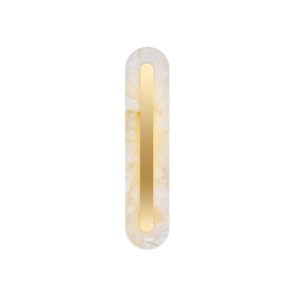 Alabaster Rounded Wall light fixture Wall Light