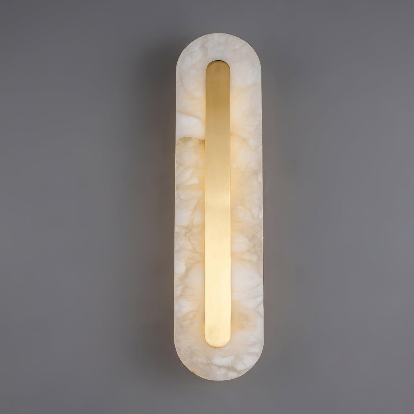 Alabaster Rounded Wall light fixture Wall Light