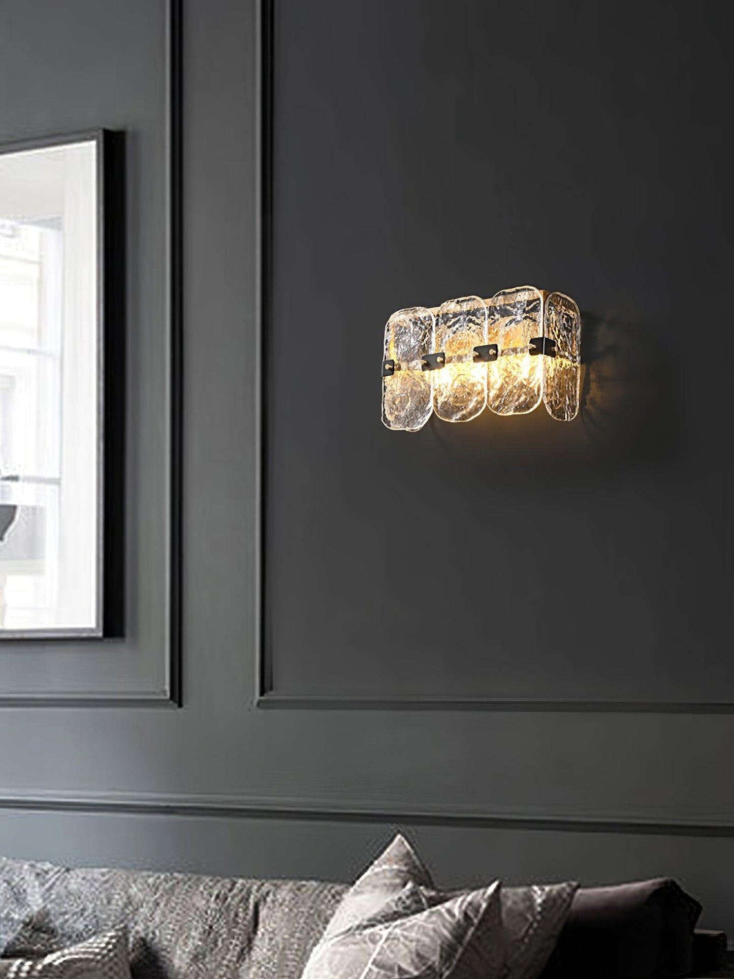 Massive Glass Wall light fixture Wall Sconces