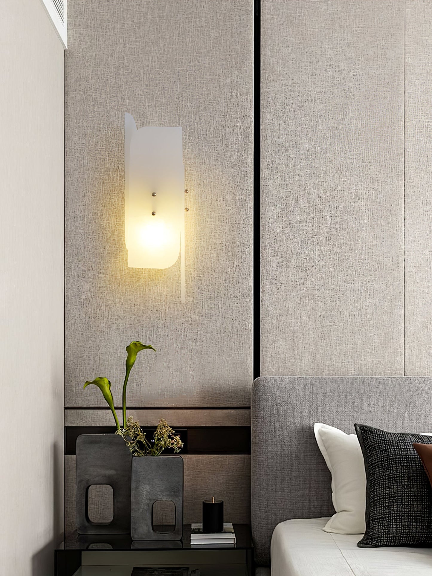 Megalith Alabaster Bracket light Wall Light