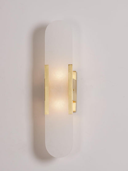 Melange Elongated Alabaster Bracket light Wall Lamp