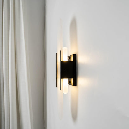 Melange Elongated Alabaster Bracket light Wall Lamp