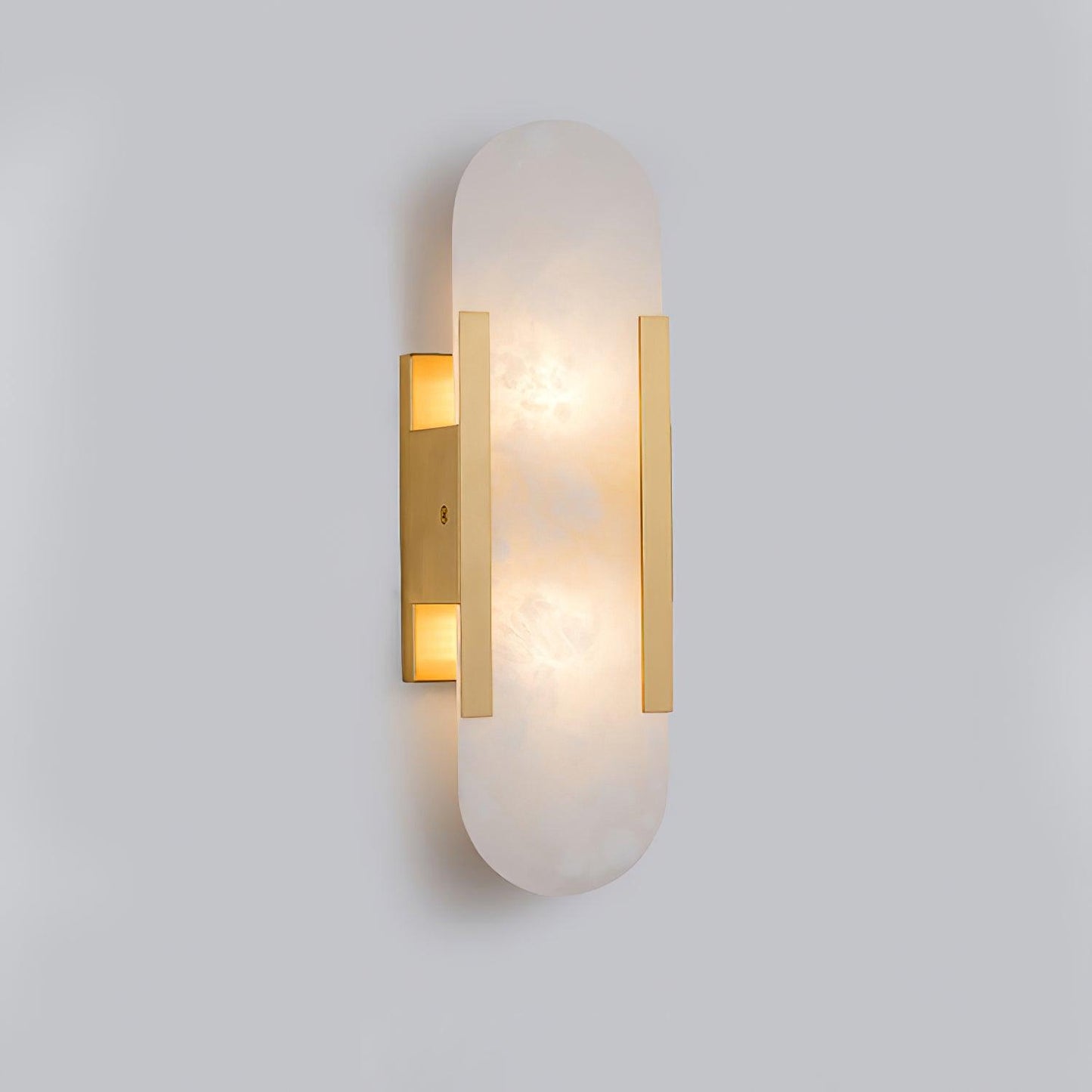 Melange Elongated Alabaster Bracket light Wall Lamp