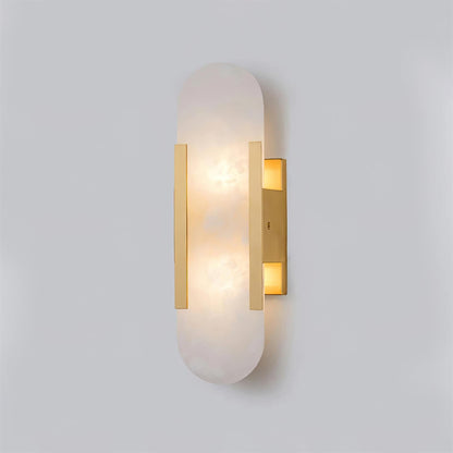 Melange Elongated Alabaster Bracket light Wall Lamp