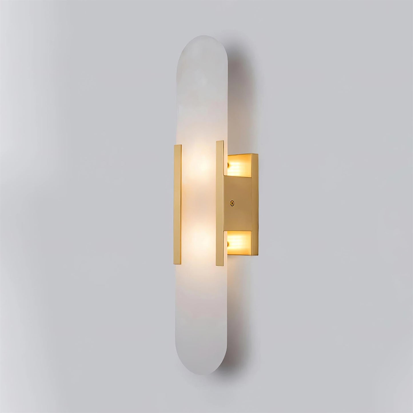 Melange Elongated Alabaster Bracket light Wall Lamp