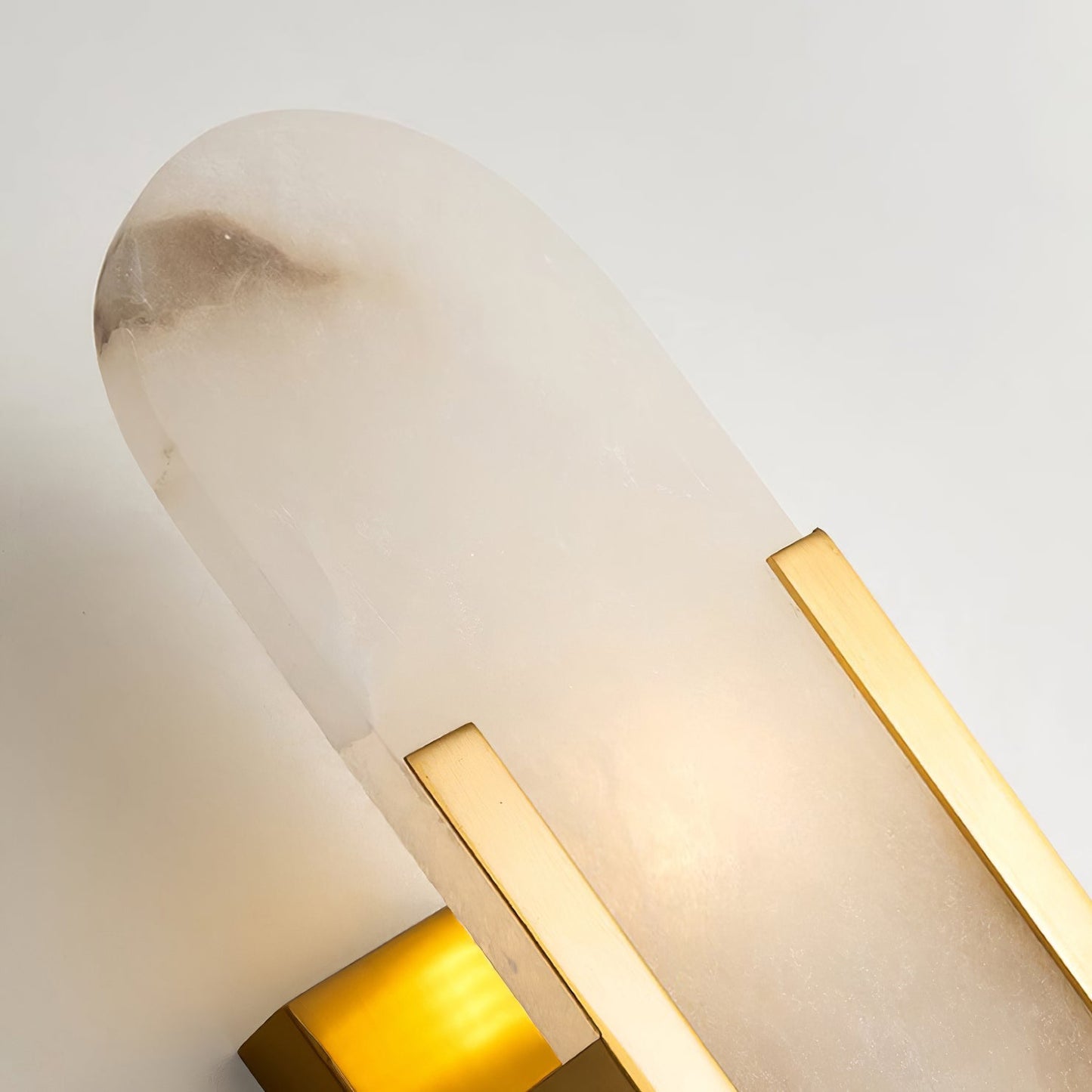 Melange Elongated Alabaster Bracket light Wall Lamp