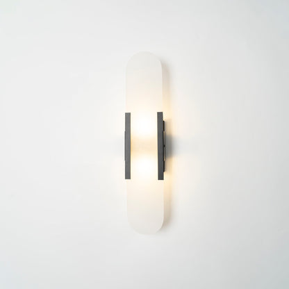 Melange Elongated Alabaster Bracket light Wall Lamp