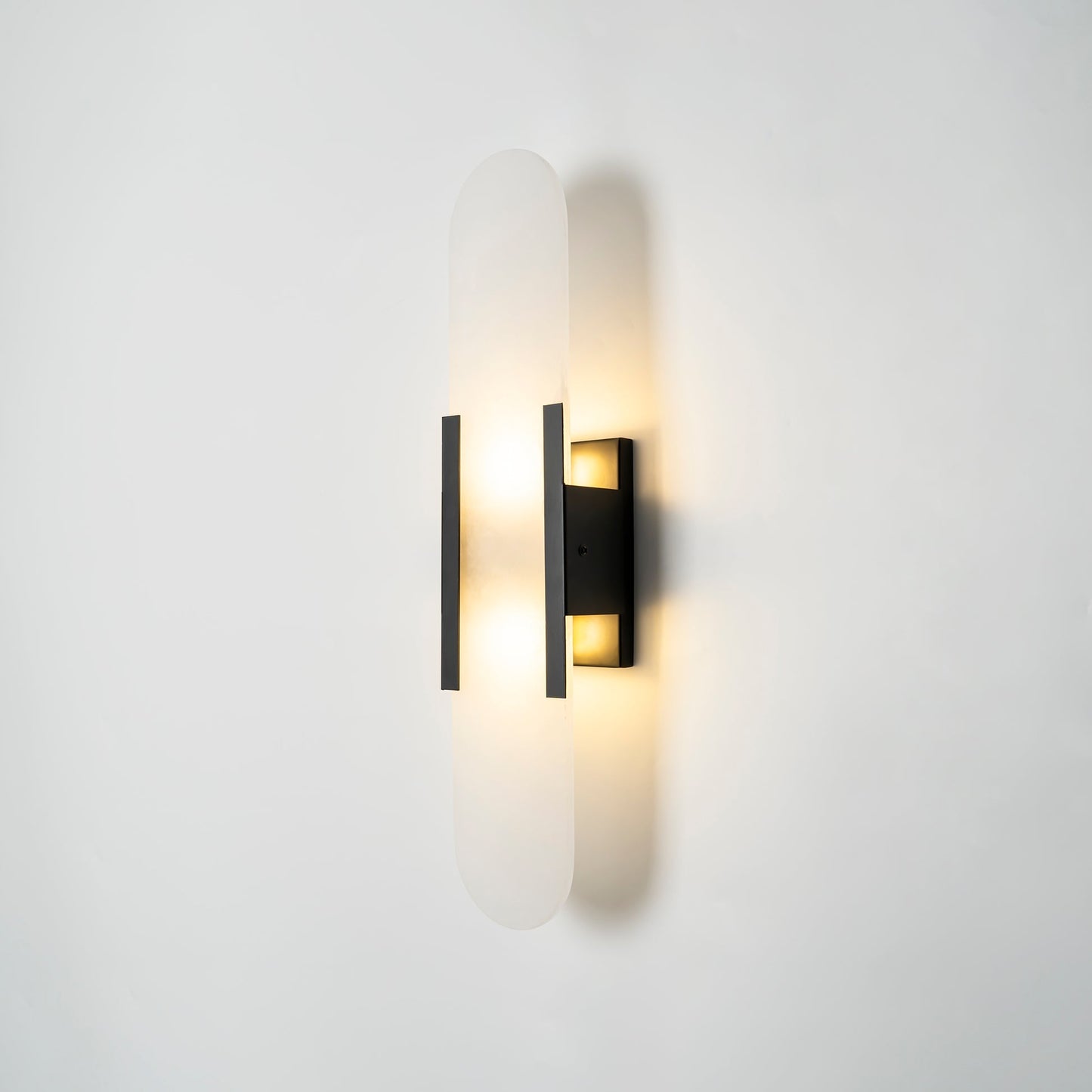 Melange Elongated Alabaster Bracket light Wall Lamp