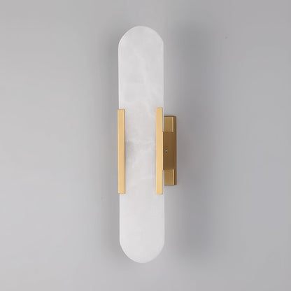 Melange Elongated Alabaster Bracket light Wall Lamp