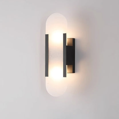 Melange Elongated Alabaster Bracket light Wall Lamp