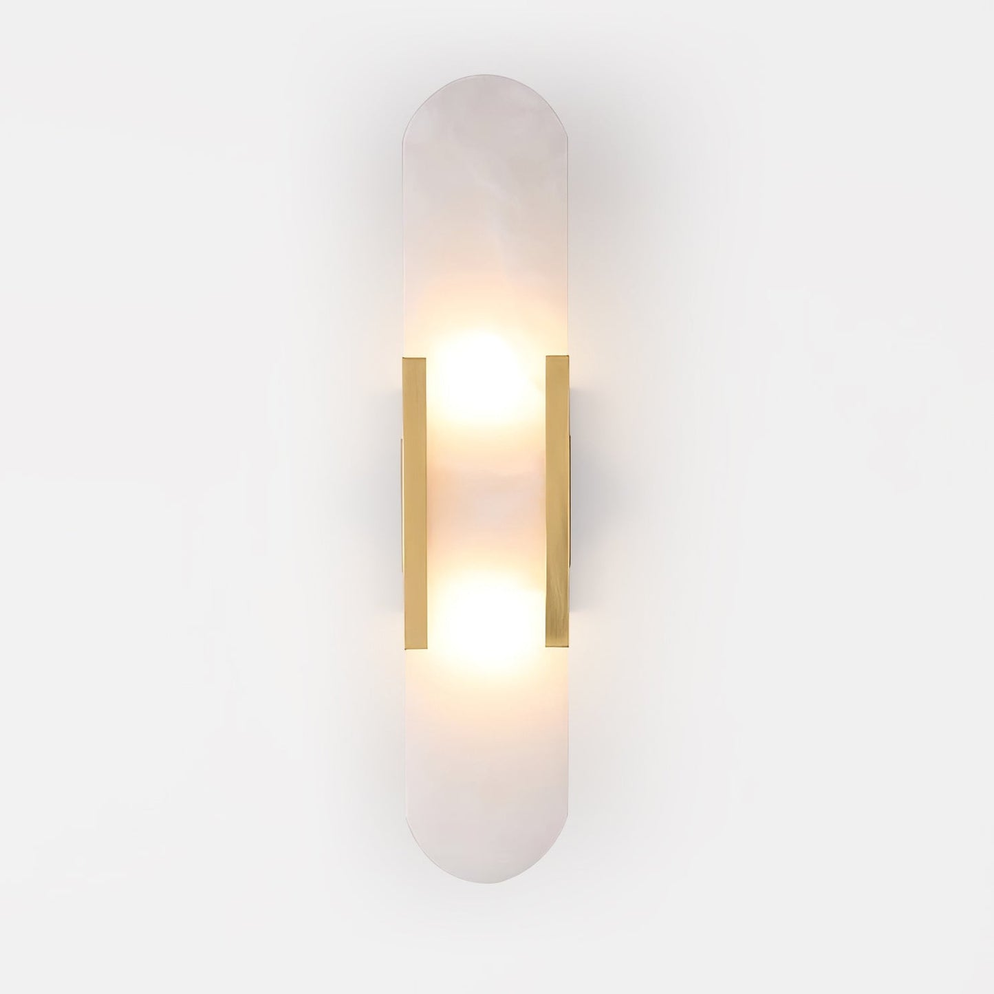 Melange Elongated Alabaster Bracket light Wall Lamp