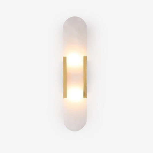 Melange Elongated Alabaster Bracket light Wall Lamp