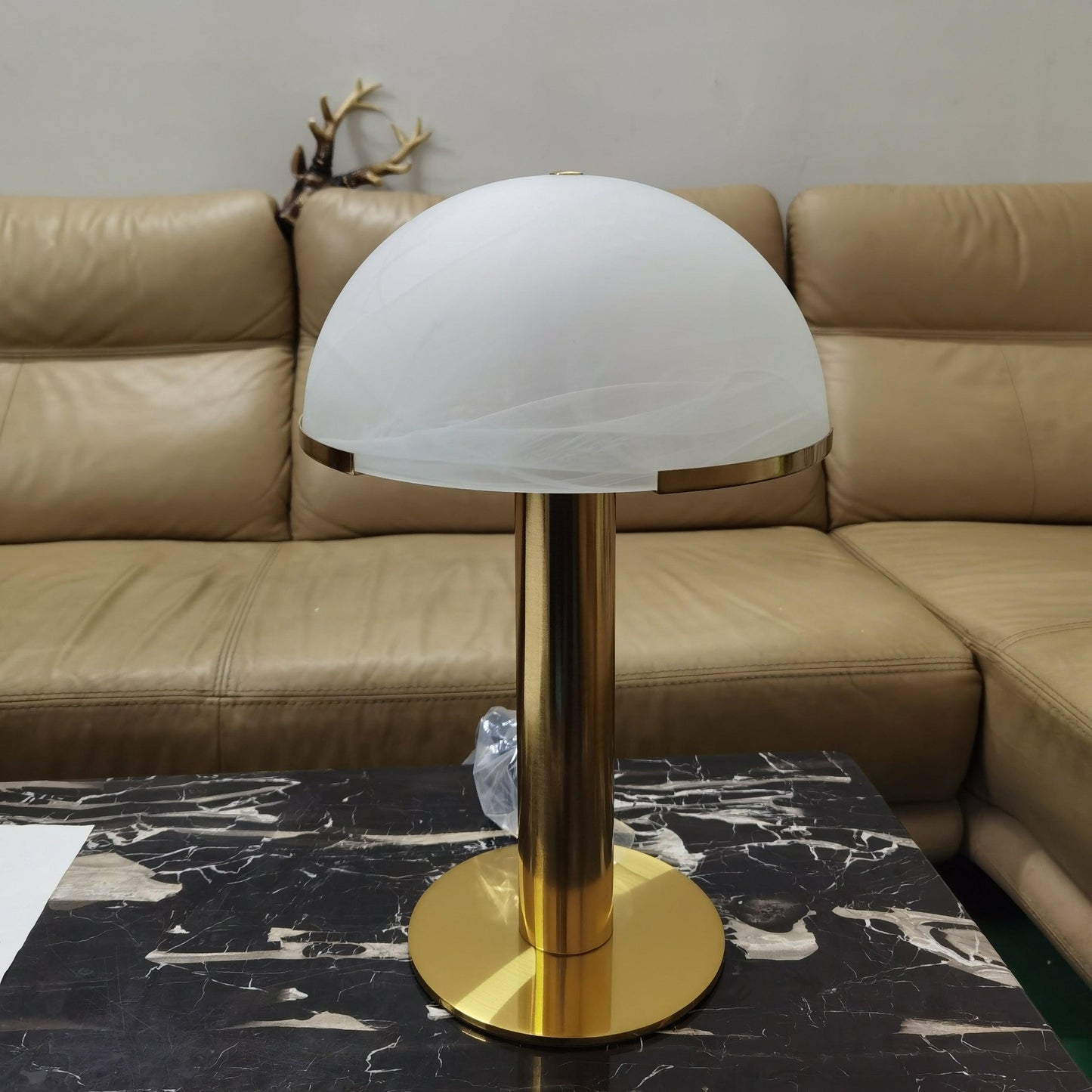 Elegance Alabaster Nightstand lamp Table Lamp