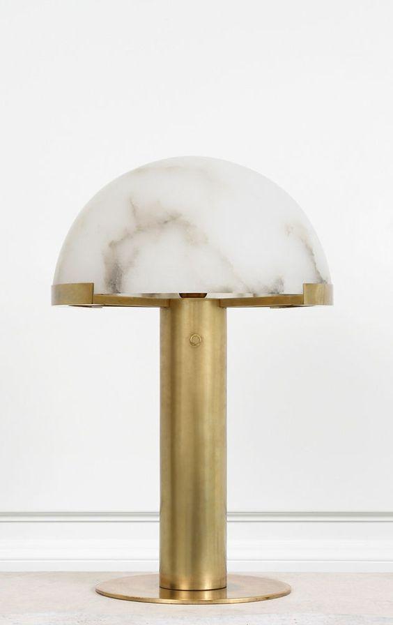 Elegance Alabaster Nightstand lamp Table Lamp