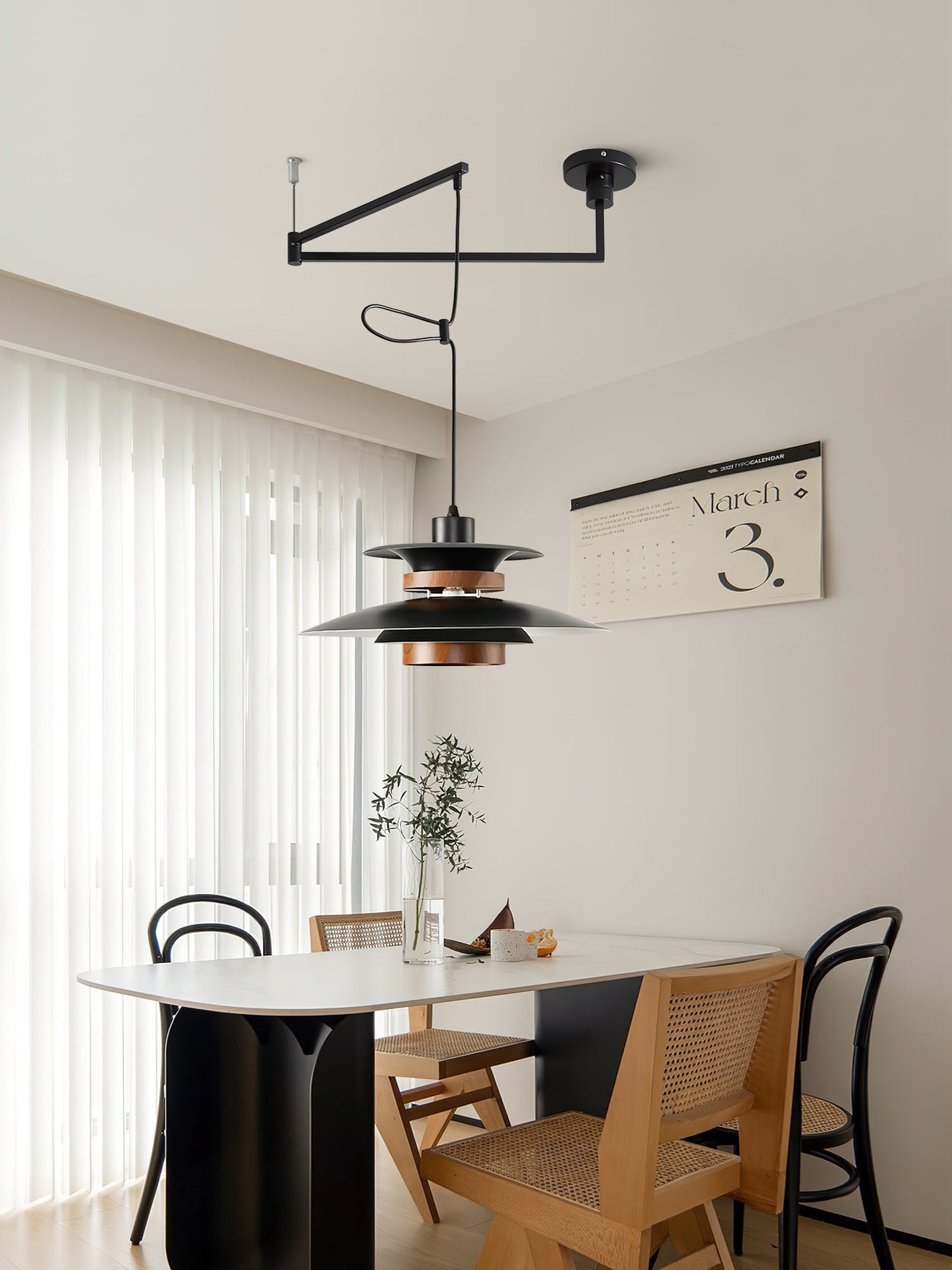 Mercero Swing Arm Houselight Pendant Lamp