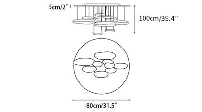 Mercury Ceiling fixture Ceiling Lamp