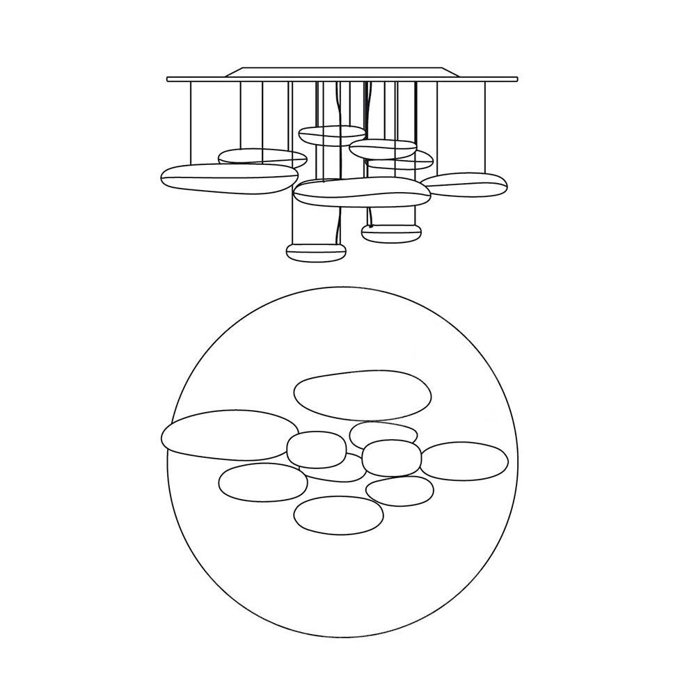 Mercury Ceiling fixture Ceiling Lamp