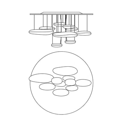 Mercury Ceiling fixture Ceiling Lamp