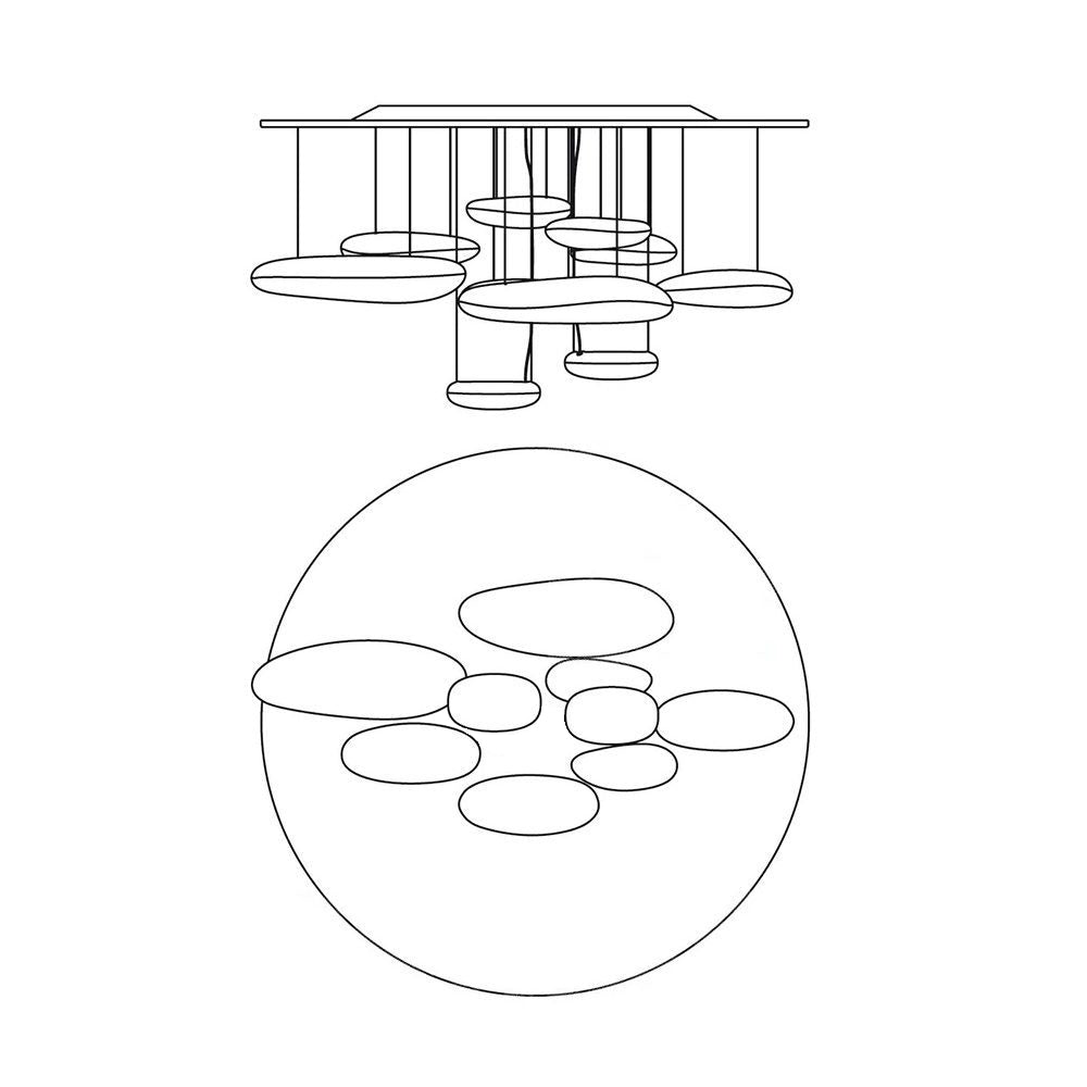 Mercury Ceiling fixture Ceiling Lamp