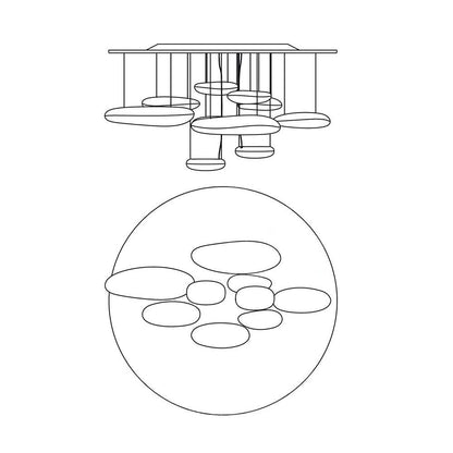 Mercury Ceiling fixture Ceiling Lamp