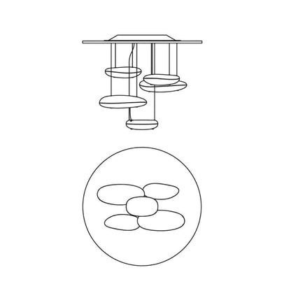 Mercury Ceiling fixture Ceiling Lamp