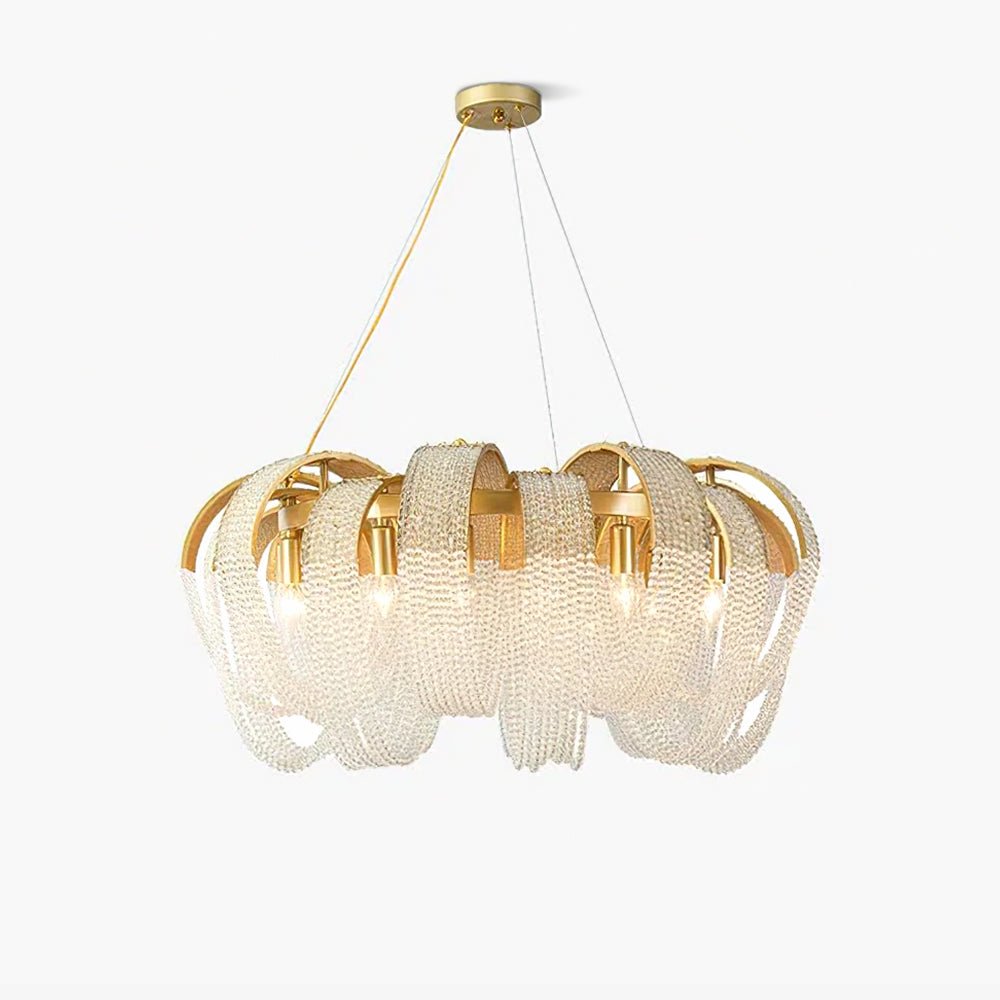 Mesh Crystal Electrolier Chandelier