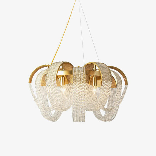 Mesh Crystal Electrolier Chandelier