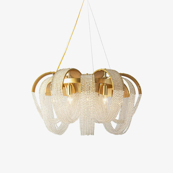 Mesh Crystal Electrolier Chandelier