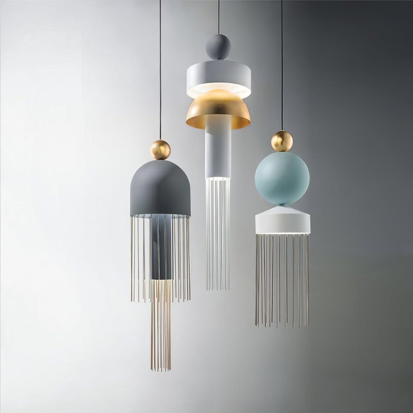 Metal Glass Drop light Pendant Light