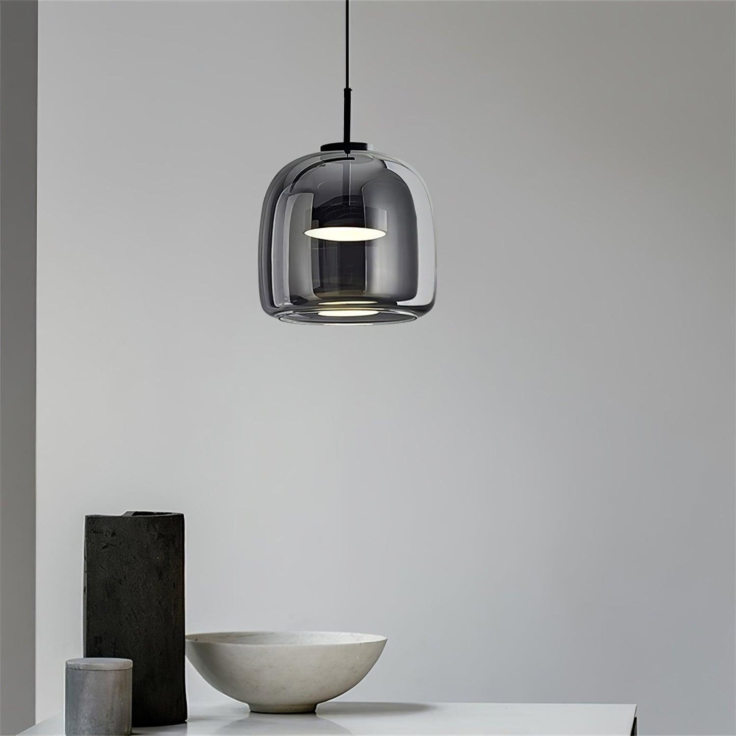 Metro Sphere Glass Droplight Pendant Lamp