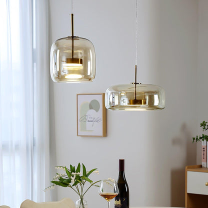 Metro Sphere Glass Droplight Pendant Lamp