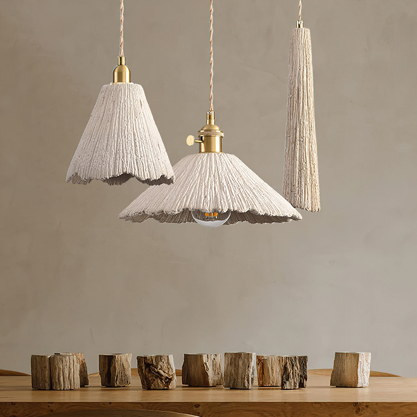 Microcement Houselight Pendant Lamp