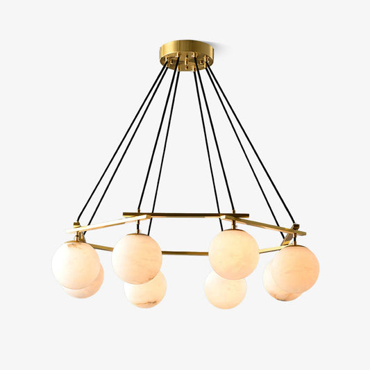 Miira Alabaster Electrolier Chandelier