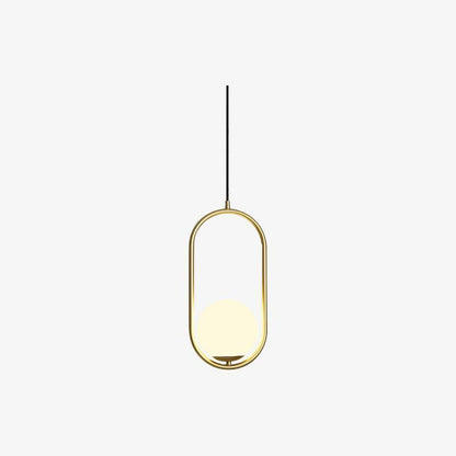 Mila Brass Droplight Pendant Swag Light