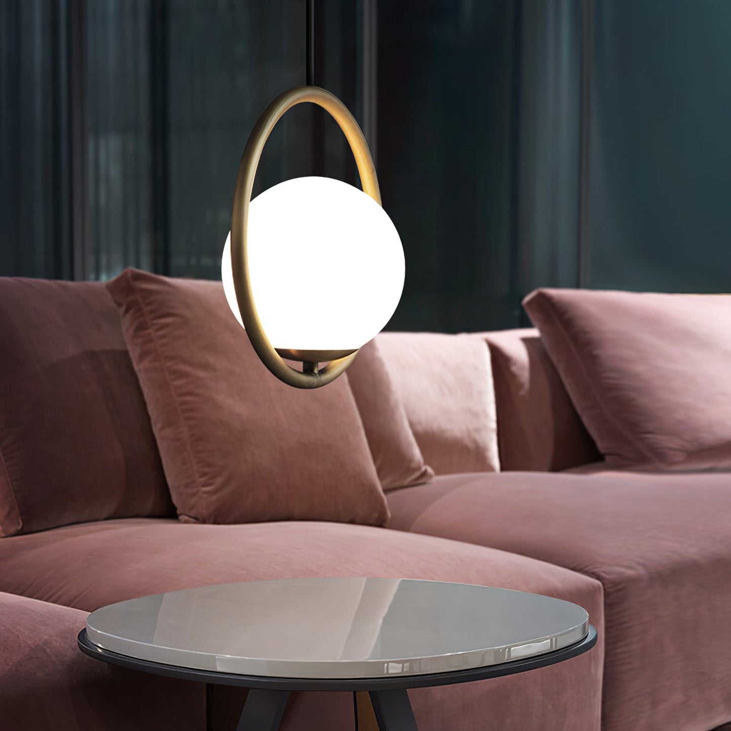 Mila Brass Houselight Pendant Light